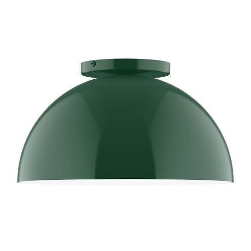 Arcade One Light Flush Mount in Forest Green (518|FMD43242)