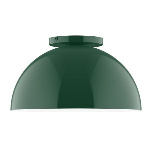 Axis One Light Flush Mount in Forest Green (518|FMD43242)