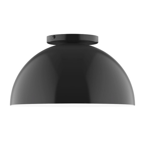 Arcade One Light Flush Mount in Black (518|FMD43241)