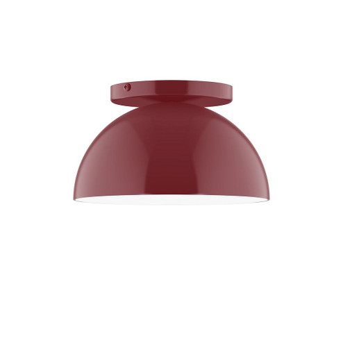 Arcade One Light Flush Mount in Barn Red (518|FMD43155)