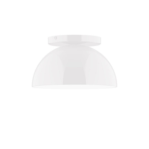 Arcade One Light Flush Mount in White (518|FMD43144)
