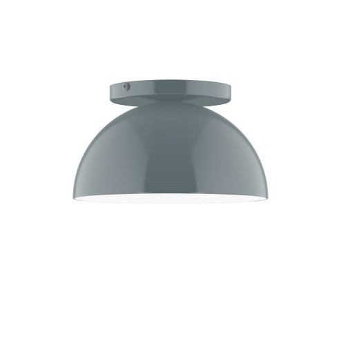 Arcade One Light Flush Mount in Slate Gray (518|FMD43140)
