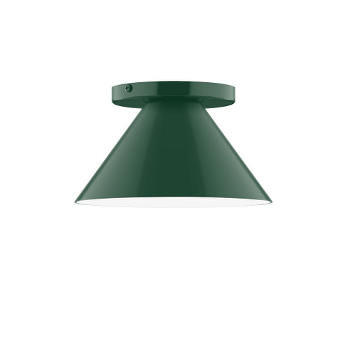 Axis One Light Flush Mount in Forest Green (518|FMD42142)