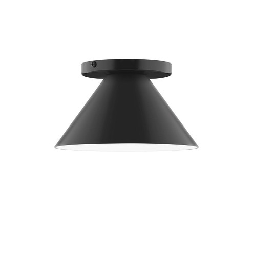 Pinnacle One Light Flush Mount in Black (518|FMD42141)