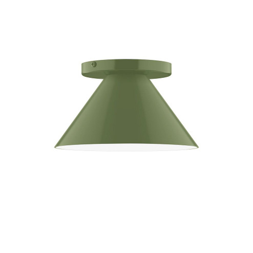 Pinnacle One Light Flush Mount in Fern Green (518|FMD42122)