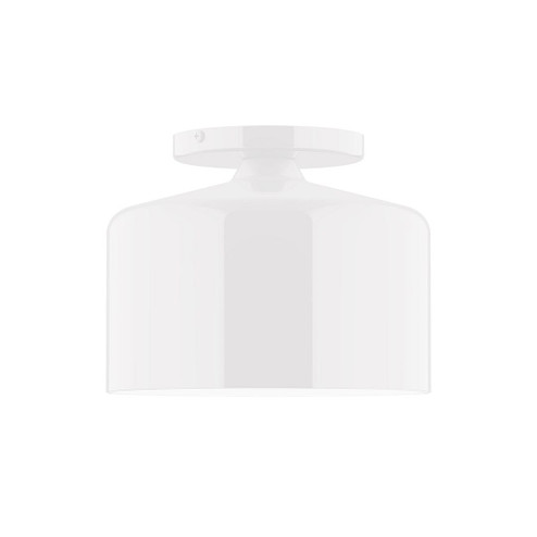 J-Series One Light Flush Mount in White (518|FMD41944)