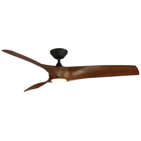 Zephyr 62''Ceiling Fan in Matte Black/Distressed Koa (441|FRW200662L27MBDK)