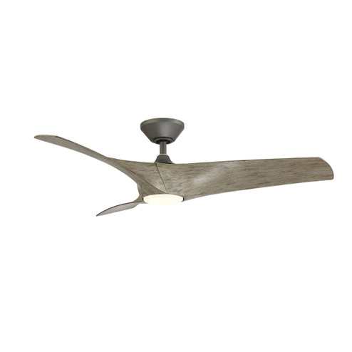 Zephyr 52''Ceiling Fan in Graphite/Weathered Wood (441|FRW200652L27GHWW)