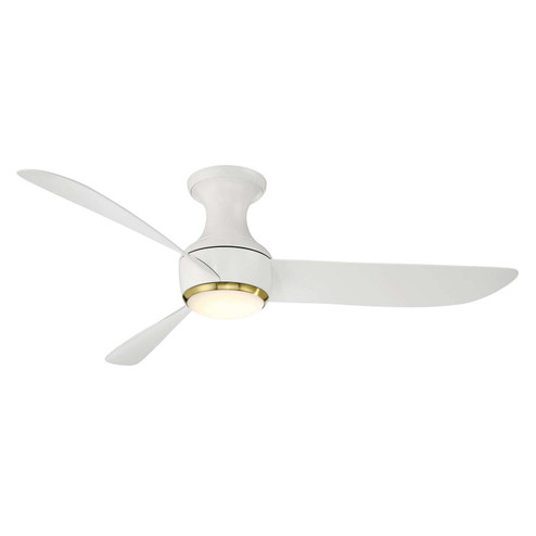 Corona 52'' Ceiling Fan in Soft Brass/Matte White (441|FHW220352LSBMW)
