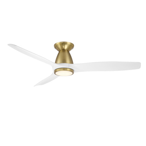 Skylark 54''Ceiling Fan in Soft Brass/Matte White (441|FHW220254L35SBMW)