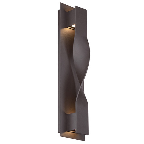 Twist LED Outdoor Wall Sconce in Bronze (281|WSW5620BZ)