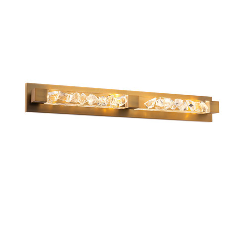 Terra LED Vanity in Aged Brass (281|WS84334AB)
