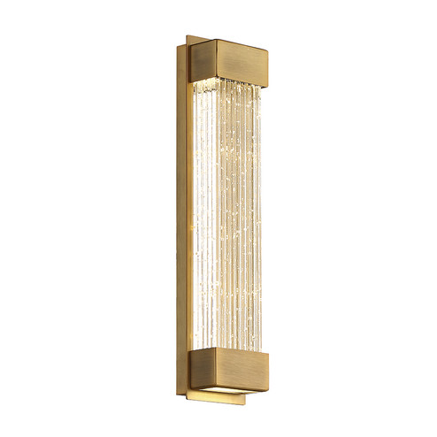 Tower LED Bath Light in Aged Brass (281|WS58814AB)