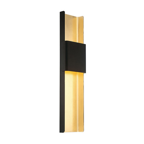 Tribeca LED Wall Sconce in Bronze & Gold Leaf (281|WS40832BZGL)