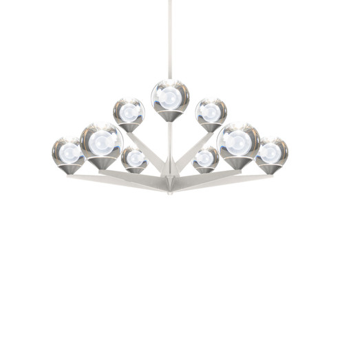 Double Bubble LED Chandelier in Satin Nickel (281|PD82027SN)