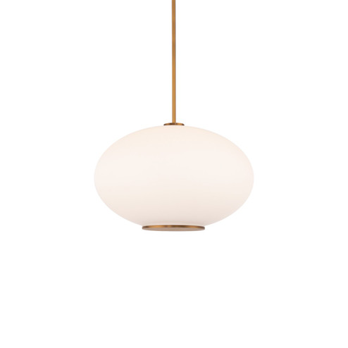Illusion LED Pendant in Aged Brass (281|PD7231630AB)