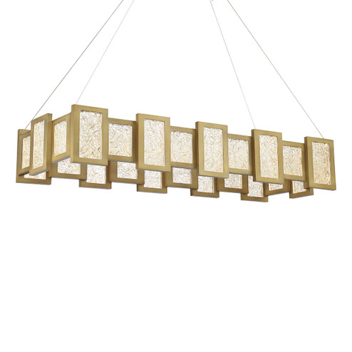 Fury LED Linear Pendant in Aged Brass (281|PD66048AB)