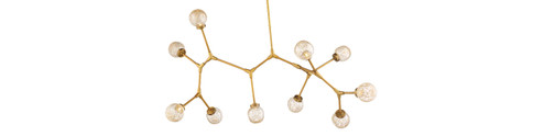 Catalyst LED Chandelier in Aged Brass (281|PD53728AB)