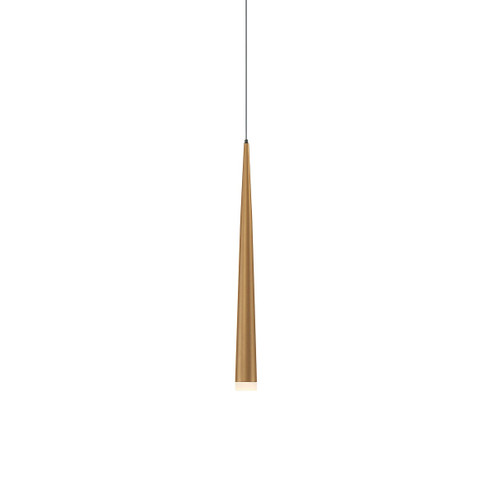 Cascade LED Mini Pendant in Aged Brass (281|PD41819AB)