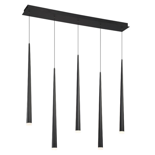 Cascade LED Pendant in Black (281|PD41805LBK)