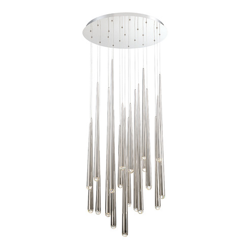 Cascade LED Pendant in Polished Nickel (281|PD41721RPN)