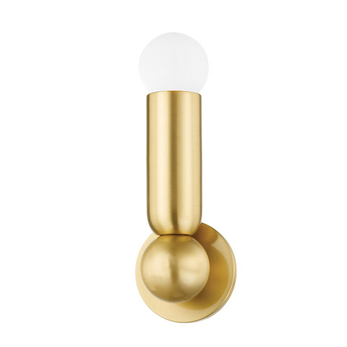 Lolly One Light Wall Sconce in Aged Brass (428|H720101AGB)