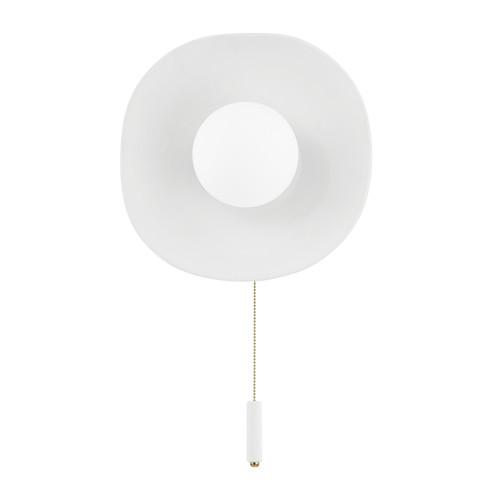 Bacia One Light Wall Sconce in Aged Brass (428|H688101AGBCMW)