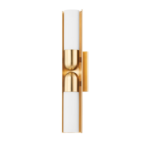 Paolo Two Light Wall Sconce in Aged Brass (428|H634102AGB)