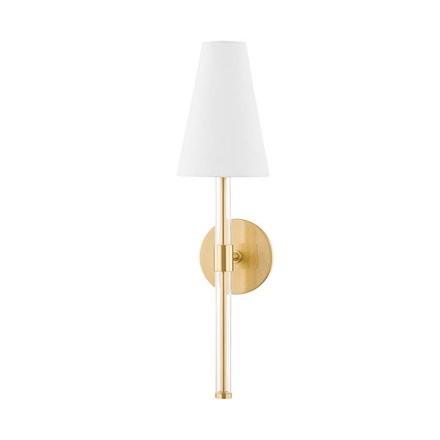 Janelle One Light Wall Sconce in Aged Brass (428|H630101AGB)