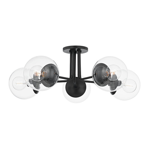 Meadow Five Light Semi Flush Mount in Old Bronze (428|H503605OB)