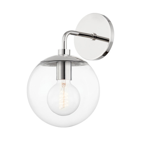 Meadow One Light Wall Sconce in Polished Nickel (428|H503101PN)