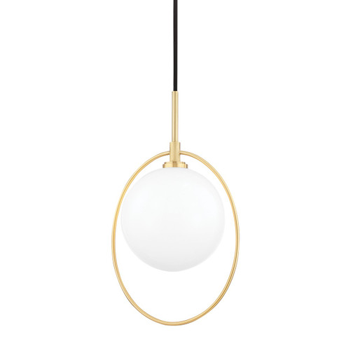 Babette LED Pendant in Aged Brass (428|H493701AGB)