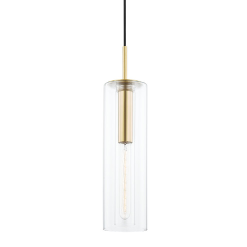 Belinda One Light Pendant in Aged Brass (428|H415701BAGB)