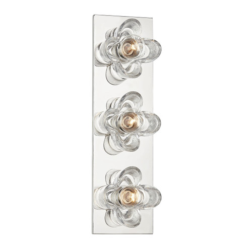 Shea Three Light Bath and Vanity in Polished Nickel (428|H410303PN)