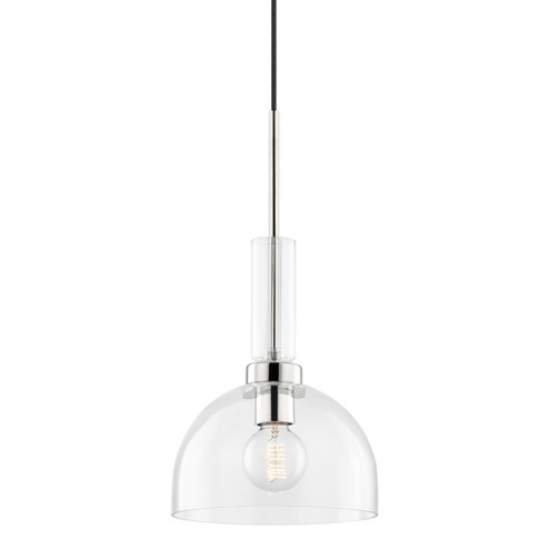 Tabitha One Light Pendant in Polished Nickel (428|H384701PN)