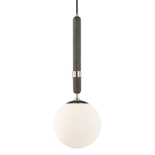 Brielle One Light Pendant in Polished Nickel (428|H289701LPN)