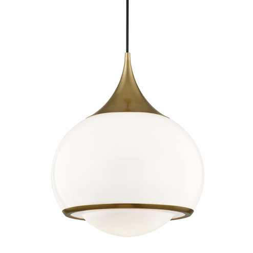 Reese One Light Pendant in Aged Brass (428|H281701LAGB)