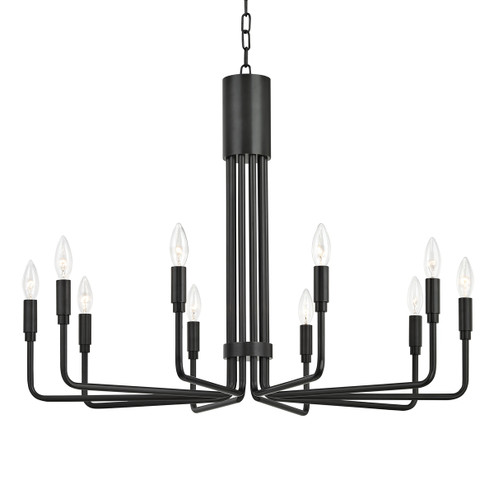 Brigitte Ten Light Chandelier in Old Bronze (428|H261810OB)