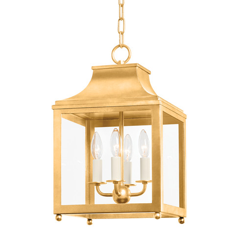 Leigh Four Light Pendant in Vintage Gold Leaf (428|H259704SVGL)