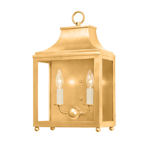 Leigh Two Light Wall Sconce in Vintage Gold Leaf (428|H259102VGL)
