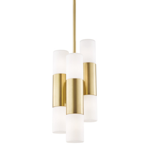 Lola LED Pendant in Aged Brass (428|H196706AGB)
