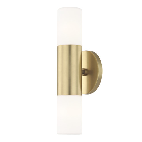 Lola LED Wall Sconce in Aged Brass (428|H196102AGB)
