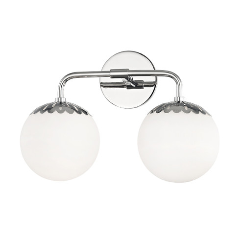 Paige Two Light Bath and Vanity in Polished Nickel (428|H193302PN)