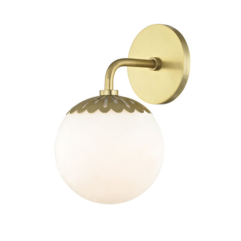 Paige One Light Bath and Vanity in Aged Brass (428|H193301AGB)