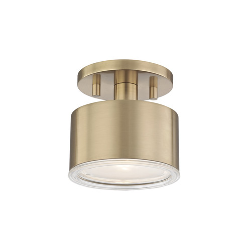 Nora LED Semi Flush Mount in Aged Brass (428|H159601AGB)