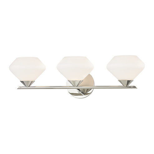 Valerie Three Light Bath and Vanity in Polished Nickel (428|H136303PN)