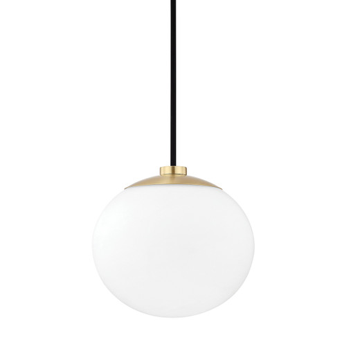 Estee One Light Pendant in Aged Brass (428|H134701AGB)