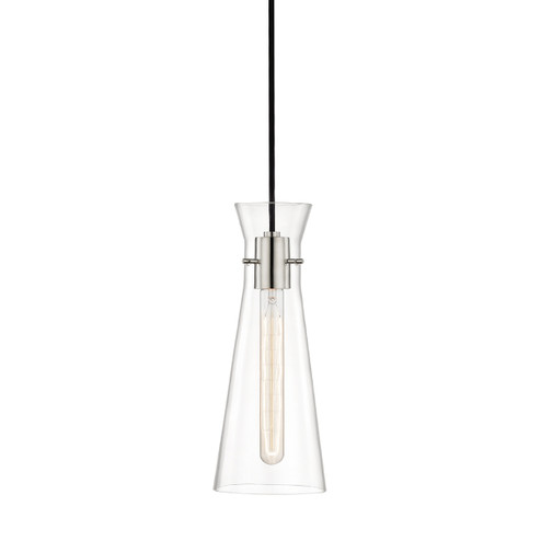 Anya One Light Pendant in Polished Nickel (428|H112701PN)