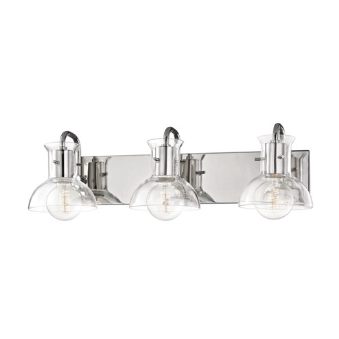 Riley Three Light Bath and Vanity in Polished Nickel (428|H111303PN)