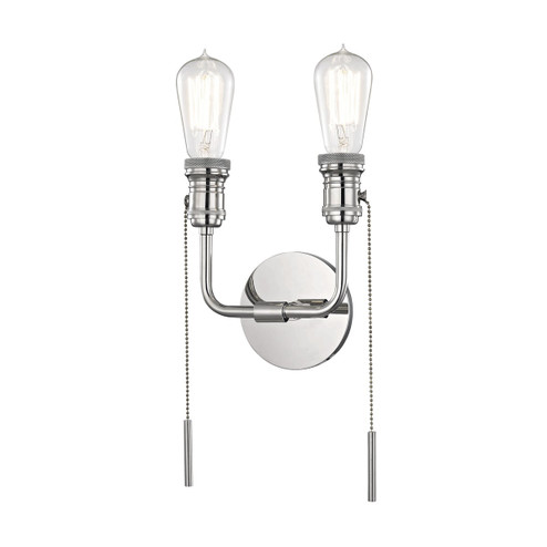 Lexi Two Light Wall Sconce in Polished Nickel (428|H106102PN)